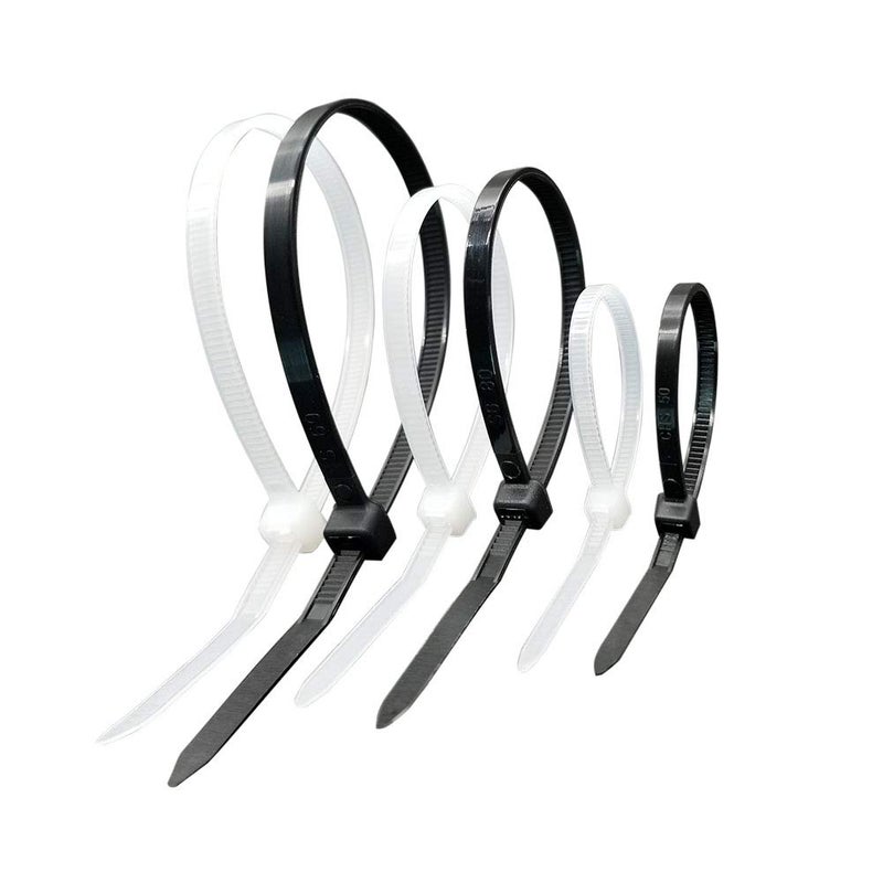 Superun Zip Tie Kit - 400 Pack Zip Ties Assorted Sizes 4 Inch, 6 Inch, 8 Inch Mix Pack in Black & White Wire Ties assortmentâ€¦ - Image 4
